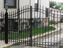 Wrought Iron Swing Gate Door